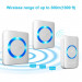 TeckNet HWD01888WU01 Plug-In Wireless Doorbell - комплект 2 броя иновативни безжични звънци и предавател за входна врата (бял)  2