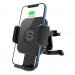 TechRise ECC05005BA01 Wireless Car Charger 10W & Air Vent Holder - поставка за радиатора на кола с безжично зареждане за Qi съвместими смартфони (черен) 1