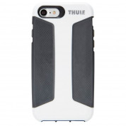 Thule Atmos X3 Case - хибриден кейс с най-висока степен на защита за iPhone SE (2022), iPhone SE (2020), iPhone 8, iPhone 7 (бял-черен)