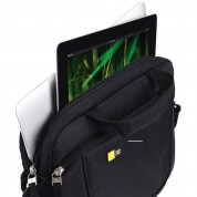 CaseLogic Slim Case Laptop Brief - качествена чанта с презрамка за преносими компютри до 14.1 инча (черен) 2