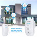 TeckNet HWD01162WU02 Wireless Plug-in Digital Doorbell - комплект 2 броя иновативни безжични звънци и предавател за входна врата (бял) 5