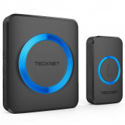 TeckNet HDW01878BU01 (WA878) Plug-In Wireless Doorbell -  безжичен звънец за входна врата (черен) 