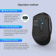 TeckNet EWM01580 2.4G Wireless and Bluetooth Mouse - безжична блутут мишка за PC и Mac (черен) 2