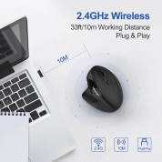 TeckNet EWM01576BA01 Ergonomic Wireless Mouse (black) 3