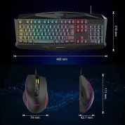 TeckNet EGC01706BK02 Wired Gaming Keyboard & Mouse - комплект геймърска клавиатура с LED подсветка и мишка (за PC) (черен) 5