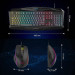 TeckNet EGC01706BK02 Wired Gaming Keyboard & Mouse - комплект геймърска клавиатура с LED подсветка и мишка (за PC) (черен) 6