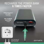 4smarts Power Bank Enterprise 2 20000mAh 130W with Quick Charge and PD - външна батерия с USB-C изход и технологии за бързо зареждане (тъмносив) 9