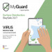 4smarts MyGuard Universal Surface Disinfection StaySafe - антибактериална кърпиичка с нано покритие за дезинфекция на смартфони и таблети  1