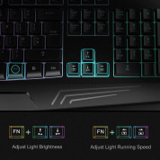 TeckNet EGK01793BK02 Wired Gaming Keyboard - геймърска клавиатура с LED подсветка (за PC) (черен) 3