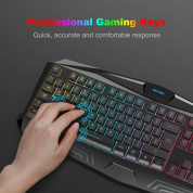 TeckNet EGK01793BK02 Wired Gaming Keyboard - геймърска клавиатура с LED подсветка (за PC) (черен) 4