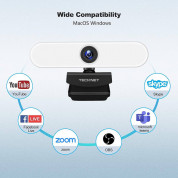 TeckNet ECA01001BA01 1080P Webcam - 1080p FullHD уеб видеокамера с микрофон и LED подсветка 4
