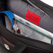 Ellehammer Briefcase Bag - полиестерна чанта за преносими компютри до 15.4 инча (черна) 4