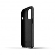 Mujjo Full Leather Case - кожен (естествена кожа) кейс за iPhone 13 Pro (черен) 4