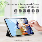 ESR Ascend Trifold Case And Tempered Glass - комплект полиуретанов калъф с поставка и стъклено покритие за iPad Pro 11 M1 (2021), iPad Pro 11 (2020), iPad Pro 11 (2018) (черен) 8