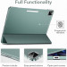 ESR Ascend Trifold Case - полиуретанов калъф с поставка и отделение за Apple Pencil 2 за iPad Pro 11 M1 (2021), iPad Pro 11 (2020), iPad Pro 11 (2018) (тъмнозелен) 3