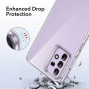 ESR Project Zero Case - удароустойчив силиконов (TPU) калъф за Samsung Galaxy A52, Galaxy A52s (прозрачен)  1