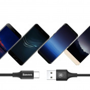 Baseus Rapid USB-A to USB-C Cable 2A (CATSU-C01) (200 cm) (black) 4