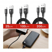 Baseus Rapid USB-A to USB-C Cable 2A (CATSU-C01) (200 cm) (black) 8