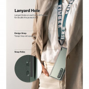 Ringke Slim PC Case - поликарбонатов кейс за Samsung Galaxy Z Fold 3 (прозрачен-мат) 1