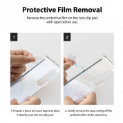 Ringke Slim PC Case - поликарбонатов кейс за Samsung Galaxy Z Fold 3 (прозрачен-мат) 5
