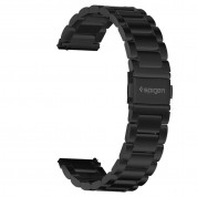 Spigen Modern Fit Band - стоманена каишка за Samsung Galaxy Watch, Huawei Watch, Xiaomi, Garmin и други часовници с 20мм захват (черен) 2