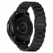 Spigen Modern Fit Band - стоманена каишка за Samsung Galaxy Watch, Huawei Watch, Xiaomi, Garmin и други часовници с 20мм захват (черен) 1