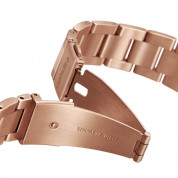 Spigen Modern Fit Band - стоманена каишка за Samsung Galaxy Watch, Huawei Watch, Xiaomi, Garmin и други часовници с 20мм захват (розово злато) 4