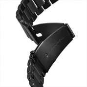Spigen Modern Fit Band - стоманена каишка за Samsung Galaxy Watch, Huawei Watch, Xiaomi, Garmin и други часовници с 22мм захват (черен) 3