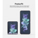 Ringke Invisible Defender Screen Protector 2 Pack - 2 броя защитни покрития за дисплея на Samsung Galaxy Z Flip 3 (прозрачен) 2