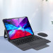 Dux Ducis Wireless Touchpad Keyboard Case - полиуретанов калъф, клавиатура, тракпад и поставка за iPad Pro 12.9 M1 (2021), iPad Pro 12.9 (2020), iPad Pro 12.9 (2018) (черен) 3