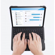 Dux Ducis Wireless Touchpad Keyboard Case - полиуретанов калъф, клавиатура, тракпад и поставка за iPad Pro 11 M1 (2021), iPad Pro 11 (2020), iPad Pro 11 (2018), iPad Air 5 (2022), iPad Air 4 (2020) (черен) 9