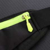 Ultimate 4-pocket Running Belt - универсален спортен калъф за кръста с 4 джоба за смартфони (син) 9