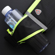 Ultimate 4-pocket Running Belt - универсален спортен калъф за кръста с 4 джоба за смартфони (син) 12