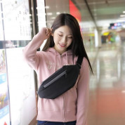Ultimate Shoulder Sling Backpack - стилна чанта с презрамка за смартфони и други дребни вещи (черен) 15