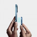 Baseus Simple Mini Magnetic Wireless Charger (WXJK-H03) - поставка (пад) за безжично зареждане за iPhone с Magsafe и Qi съвместими устройства (син) 6
