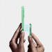 Baseus Simple Mini Magnetic Wireless Charger (WXJK-H06) - поставка (пад) за безжично зареждане за iPhone с Magsafe и Qi съвместими устройства (зелен) 6