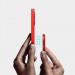 Baseus Simple Mini Magnetic Wireless Charger (WXJK-H09) - поставка (пад) за безжично зареждане за iPhone с Magsafe и Qi съвместими устройства (червен) 6