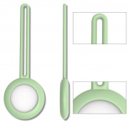 Silicone Fexible Keychain Loop for Apple AirTag (green) 2