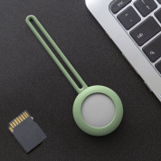 Silicone Fexible Keychain Loop - силиконова каишка за Apple AirTag (зелен) 3