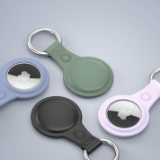 Dux Ducis Silicone Flexible Cover Keychain Loop 4-Pack - комплект от 4 броя силиконови ключодържатели за Apple AirTag (различни цветове) 6