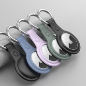 Dux Ducis Silicone Flexible Cover Keychain Loop 4-Pack - комплект от 4 броя силиконови ключодържатели за Apple AirTag (различни цветове) 12