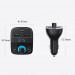 Ugreen Bluetooth FM Transmitter - блутут FM трансмитер и зарядно за кола за мобилни устройства (черен) 5