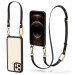 Spigen Cyrill Classic Charm Case - дизайнерски кейс с висока защита и връзка за носене за iPhone 12 Pro, iPhone 12 (черен-прозрачен) 2