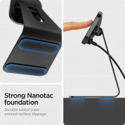 Spigen OneTap Magnetic Stand - магнитна поставка за бюро за iPhone с Magsafe (черен) 10