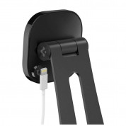 Spigen OneTap Magnetic Stand - магнитна поставка за бюро за iPhone с Magsafe (черен) 9