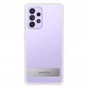 Samsung Clear Standing Cover EF-JA525 - оригинален удароустойчив хибриден кейс с поставка за Samsung Galaxy A52, Galaxy A52 5G (прозрачен) 7