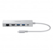 Samsung Multiport Adapter EEP5400 - хъб за свързване от USB-C към HDMI, Ethernet, USB-C, 2 x USB 3.0 (сребрист) 1