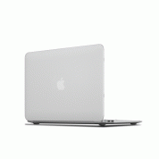 Next One Hardshell - качествен предпазен кейс за MacBook Air 13 (2018-2020), MacBook Air 13 M1 (2020) (прозрачен-мат)