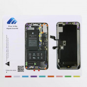 Magnetic iPhone XS Max Screw Mat - магнитна дъска за организиране на ремонта на iPhone XS Max