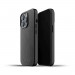 Mujjo Full Leather Case - кожен (естествена кожа) кейс за iPhone 13 Pro Max (черен) 1